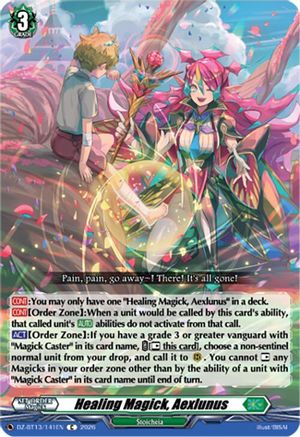 Healing Magick, Aexlunus (DZ-BT13/141EN) - DZ-BT13: Parallactic Clash