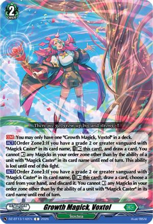 Growth Magick, Voxtol (DZ-BT13/142EN) - DZ-BT13: Parallactic Clash