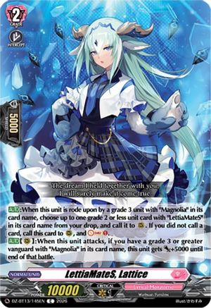 LettiaMateS, Lattice (DZ-BT13/145EN) - DZ-BT13: Parallactic Clash