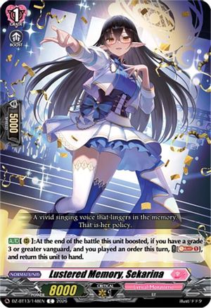 Lustered Memory, Sekarina (DZ-BT13/148EN) - DZ-BT13: Parallactic Clash