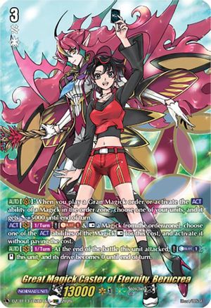 Great Magick Caster of Eternity, Berucrea (DSR) (DZ-BT13/DSR01EN) - DZ-BT13: Parallactic Clash