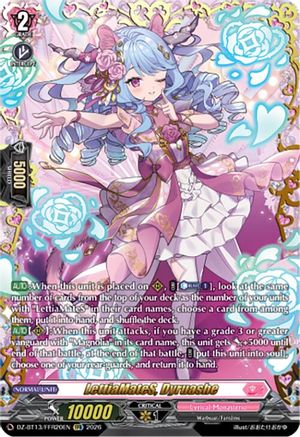 LettiaMateS, Dyruashe (FFR) (DZ-BT13/FFR20EN) - DZ-BT13: Parallactic Clash