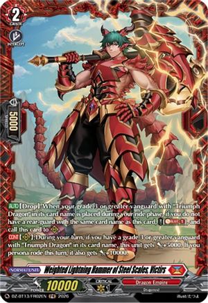 Weighted Lightning Hammer of Steel Scales, Victirs (FR) (DZ-BT13/FR02EN) - DZ-BT13: Parallactic Clash