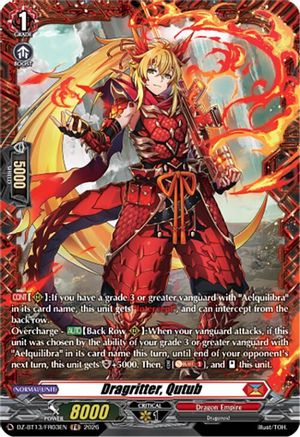 Dragritter, Qutub (FR) (DZ-BT13/FR03EN) - DZ-BT13: Parallactic Clash