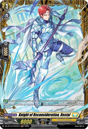 Knight of Reconsideration, Restal (FR) (DZ-BT13/FR34EN) - DZ-BT13: Parallactic Clash