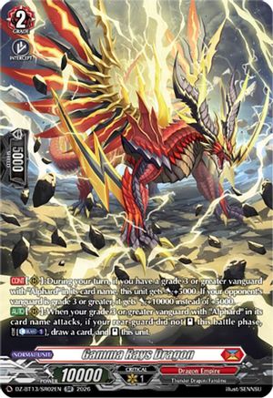Gamma Rays Dragon (SR) (DZ-BT13/SR02EN) - DZ-BT13: Parallactic Clash