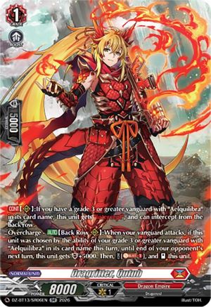 Dragritter, Qutub (SR) (DZ-BT13/SR06EN) - DZ-BT13: Parallactic Clash