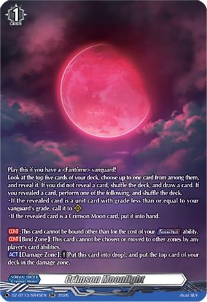 Crimson Moonlight (SR) (DZ-BT13/SR45EN) - DZ-BT13: Parallactic Clash