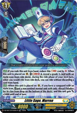Little Sage, Marron (TDR) (DZ-SS13/010EN-R) - DZ-SS13: Blaster Blade Start Deck