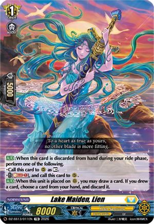 Lake Maiden, Lien (DZ-SS13/011EN) - DZ-SS13: Blaster Blade Start Deck
