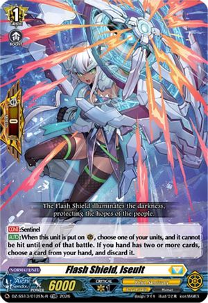 Flash Shield, Iseult (TDR) (DZ-SS13/012EN-R) - DZ-SS13: Blaster Blade Start Deck