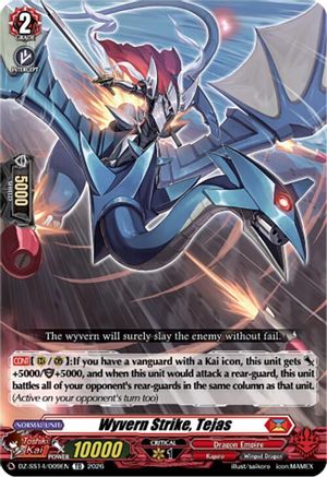 Wyvern Strike, Tejas (DZ-SS14/009EN) - DZ-SS14: Dragonic Overlord Start Deck