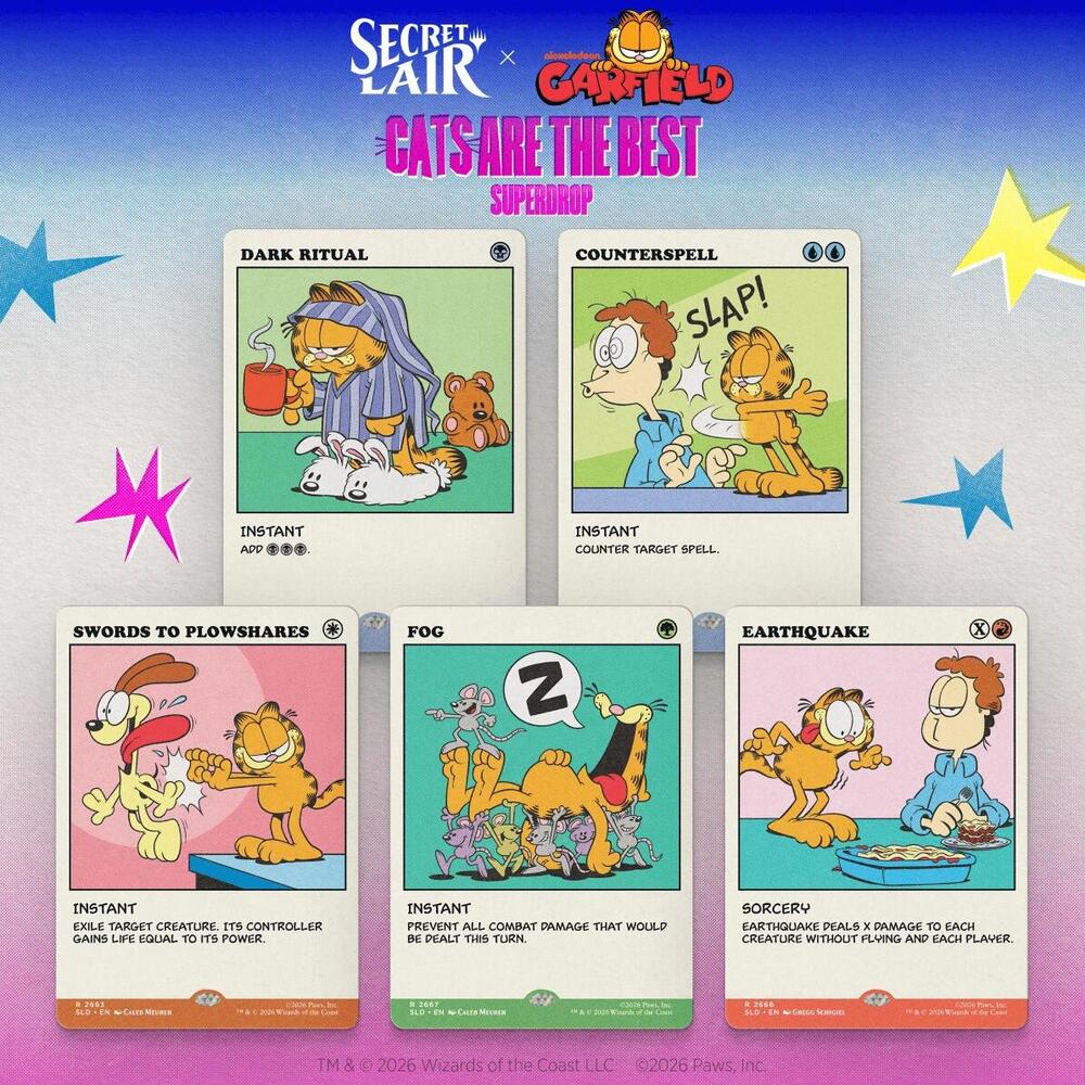 Secret Lair x Garfield - As Intended - Traditional Foil