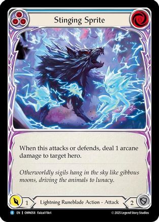 Stinging Sprite (Blue) (OMN058) - Omens of the Third Age