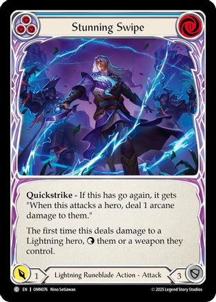 Stunning Swipe (Blue) (OMN076) - Omens of the Third Age