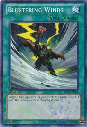 Blustering Winds (Mosaic Rare) (BP02-EN163) - Battle Pack 2: War of the Giants 1st Edition