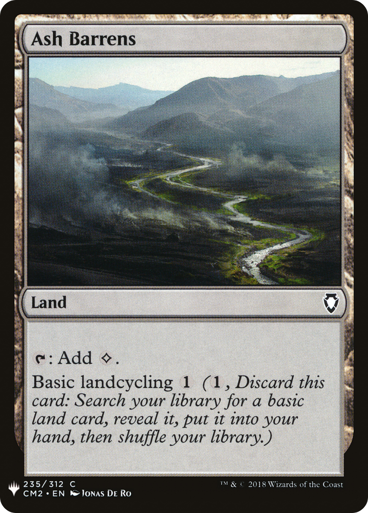 Ash Barrens (LIST-235) - The List
