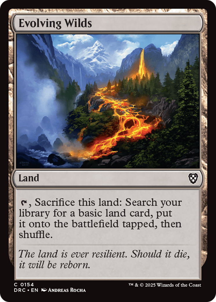 Evolving Wilds (0154) (DRC-154) - Commander: Aetherdrift