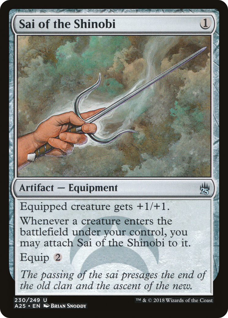 Sai of the Shinobi (A25-230) - Masters 25 Foil
