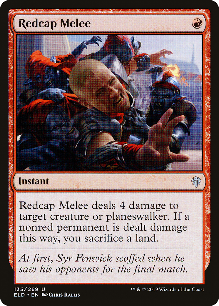 Redcap Melee (ELD-135) - Throne of Eldraine Foil