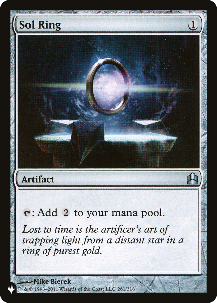 Sol Ring (CMD) (LIST-CMD-261) - The List