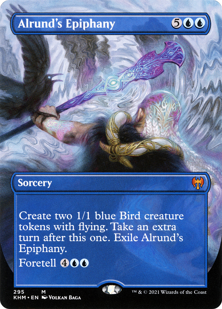 Alrund's Epiphany (Borderless) (KHM-295) - Kaldheim