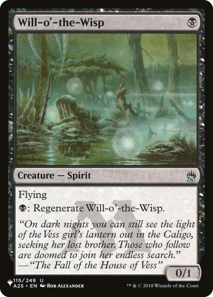 Will-o'-the-Wisp (PLST-A25-115) - The List