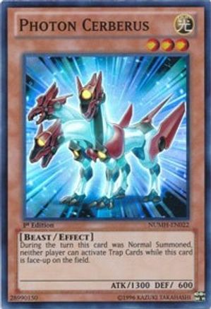 Photon Cerberus (NUMH-EN022) - Number Hunters 1st Edition
