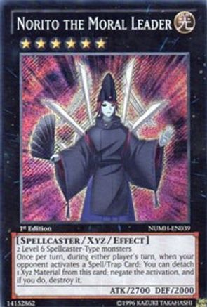 Norito the Moral Leader (NUMH-EN039) - Number Hunters Unlimited