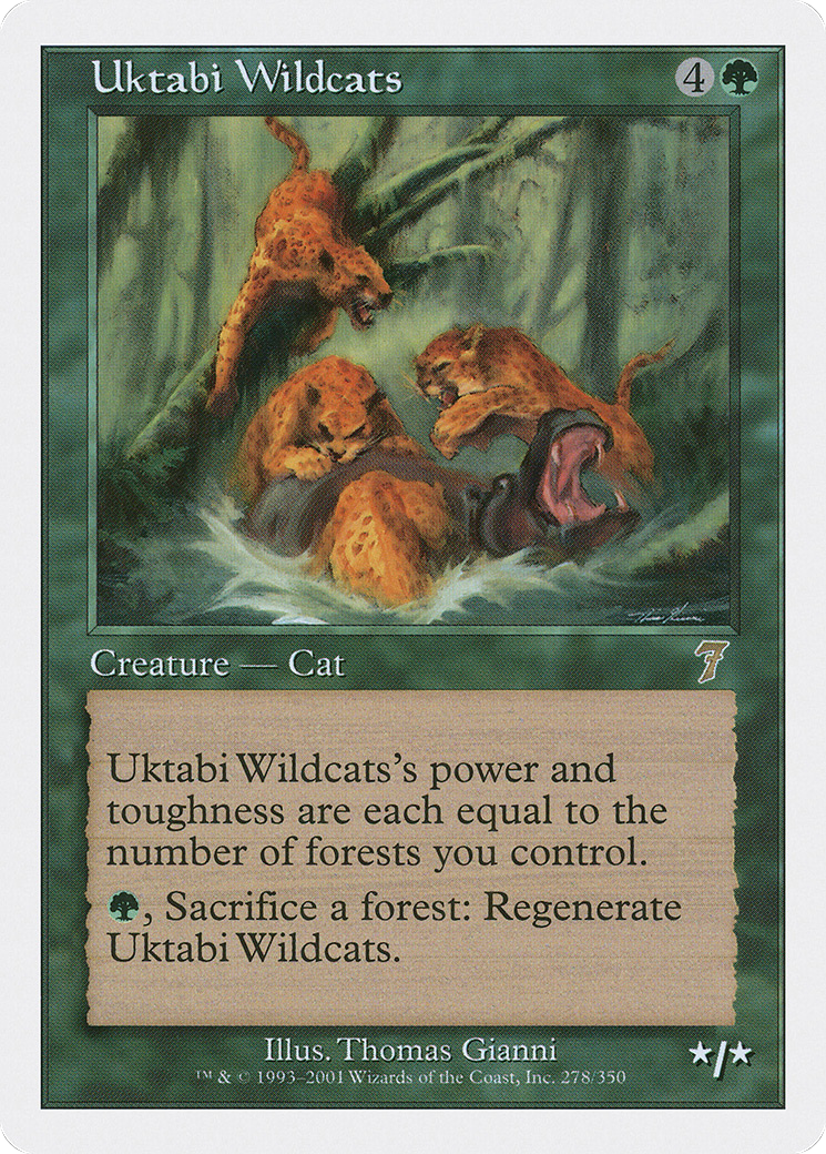 Uktabi Wildcats (7ED-278) - 7th Edition Foil