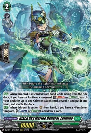 Black Sky Marine General, Leimina (DZ-BT14/017EN) - DZ-BT14: Envoys of the Crimson Moon
