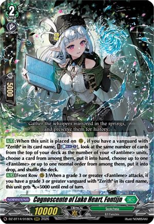 Cognoscente of Lake Heart, Fontijn (DZ-BT14/018EN) - DZ-BT14: Envoys of the Crimson Moon
