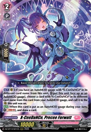 X-CeeDaNCe, Precee Forwatt (DZ-BT14/021EN) - DZ-BT14: Envoys of the Crimson Moon