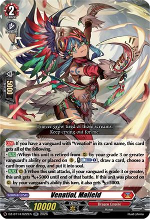 Venatiol, Malield (DZ-BT14/022EN) - DZ-BT14: Envoys of the Crimson Moon
