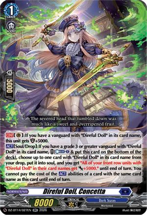 Direful Doll, Concetta (DZ-BT14/027EN) - DZ-BT14: Envoys of the Crimson Moon
