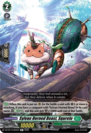 Sylvan Horned Beast, Squrelu (DZ-BT14/063EN) - DZ-BT14: Envoys of the Crimson Moon