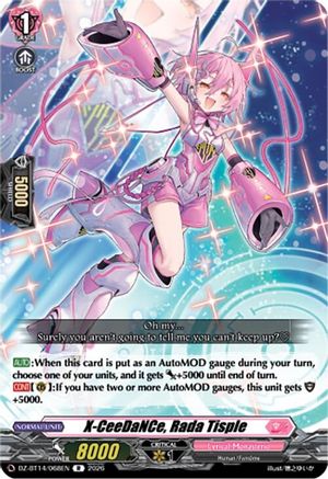 X-CeeDaNCe, Rada Tisple (DZ-BT14/068EN) - DZ-BT14: Envoys of the Crimson Moon