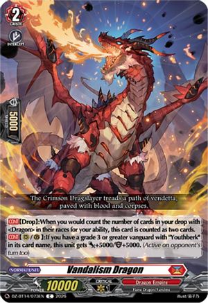 Vandalism Dragon (DZ-BT14/073EN) - DZ-BT14: Envoys of the Crimson Moon