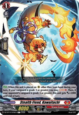 Stealth Fiend, Kawaitachi (DZ-BT14/078EN) - DZ-BT14: Envoys of the Crimson Moon