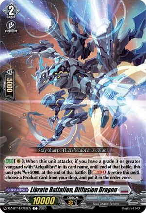 Librate Battalion, Diffusion Dragon (DZ-BT14/093EN) - DZ-BT14: Envoys of the Crimson Moon