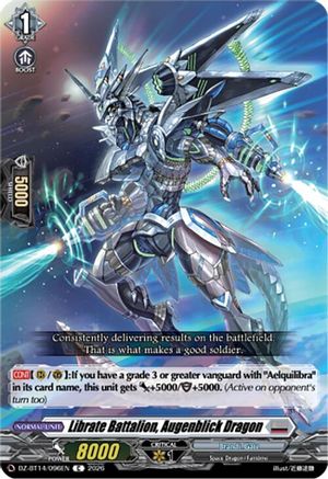 Librate Battalion, Augenblick Dragon (DZ-BT14/096EN) - DZ-BT14: Envoys of the Crimson Moon