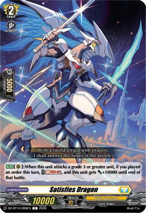 Satisfies Dragon (DZ-BT14/099EN) - DZ-BT14: Envoys of the Crimson Moon
