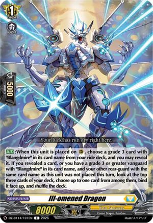 Ill-omened Dragon (DZ-BT14/101EN) - DZ-BT14: Envoys of the Crimson Moon