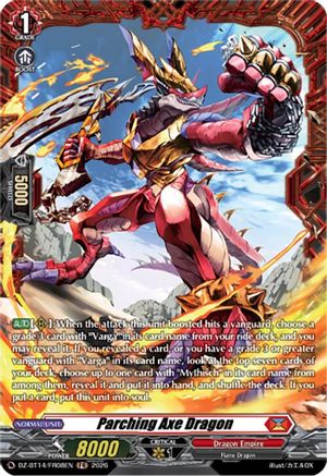 Parching Axe Dragon (FR) (DZ-BT14/FR08EN) - DZ-BT14: Envoys of the Crimson Moon