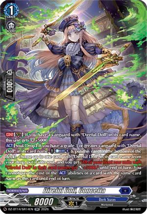 Direful Doll, Concetta (SR) (DZ-BT14/SR14EN) - DZ-BT14: Envoys of the Crimson Moon