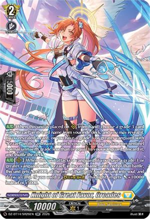 Knight of Great Favor, Orcades (SR) (DZ-BT14/SR26EN) - DZ-BT14: Envoys of the Crimson Moon