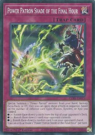 Power Patron Shade of the Final Hour (CORI-EN071) - Chaos Origins 1st Edition