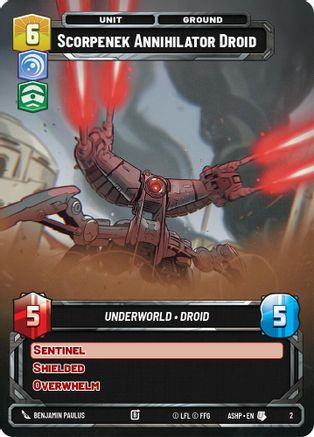 Scorpenek Annihilator Droid (2) - Ashes of the Empire Weekly Play Promos
