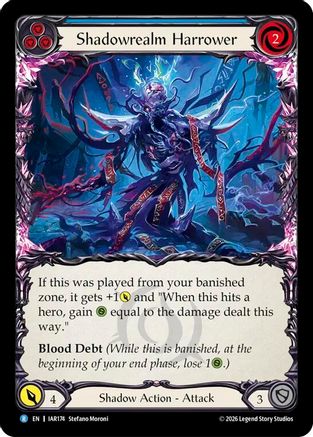 Shadowrealm Harrower (IAR174) - Usurp the Shadow Throne Rainbow Foil