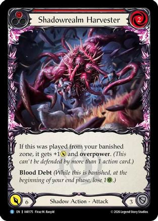 Shadowrealm Harvester (IAR175) - Usurp the Shadow Throne Rainbow Foil